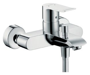 Смеситель для ванны и душа hansgrohe Metris 31480000 хром