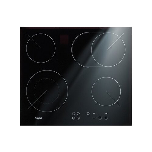 Электрическая варочная панель AKPO PKA 58601 цвет панели чёрный цвет рамки черный 1579000₽