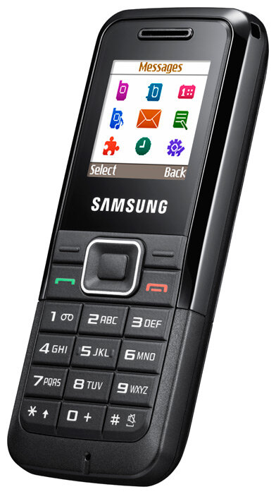 Телефон Samsung E1070, 1 SIM, черный