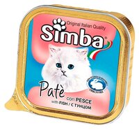 Корм для кошек Simba Паштет для кошек Тунец (0.1 кг) 3 шт.