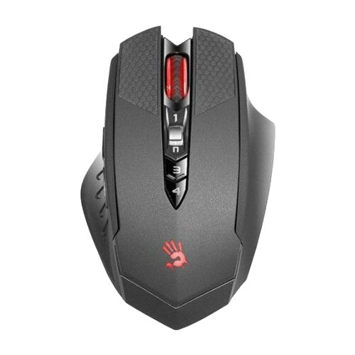 Мышь беспров. A4Tech Bloody RT7 Warrior Wireless Gaming Mouse, черная, игровая, Li-Ion акк., USB