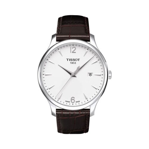 Наручные часы TISSOT T-Classic, белый, серебряный