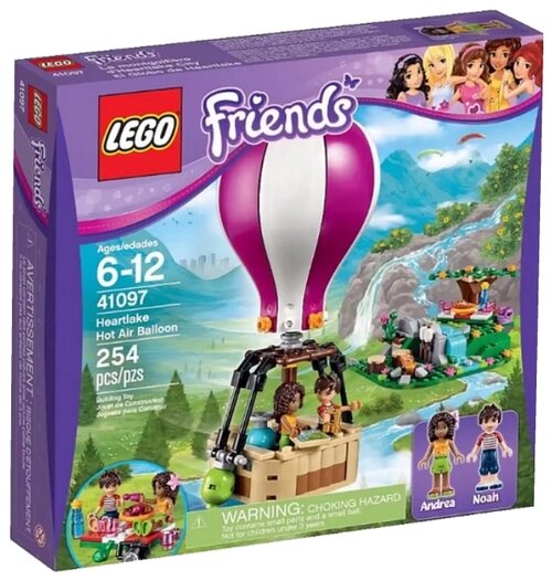 LEGO Friends 41097 Воздушный шар Хартлейк Сити, 254 дет.