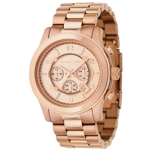 наручные часы michael kors runway золотой Наручные часы MICHAEL KORS Runway MK8096, золотой, розовый