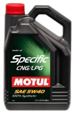 Синтетическое моторное масло Motul Specific CNG/LPG 5W40