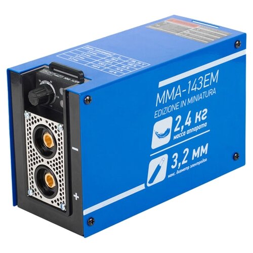 Инвертор сварочный Solaris MMA-143EM AK 230В10-140А SOLARIS 430000₽