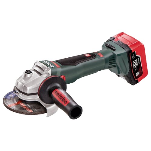 фото УШМ аккумуляторная Metabo WB 18 LTX BL 125 Quick 5.5Ah x2 Case, 18 В, 125 мм, Metabo 18 V