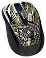 Беспроводная компактная мышь Microsoft Wireless Mobile Mouse 3500 Artist Edition Kenzo Minami Gold-Black USB