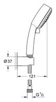 Ручной душ Grohe New Tempesta Cosmopolitan 100 27928000