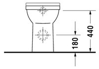 Унитаз DURAVIT Starck 3 012709 (с сиденьем)