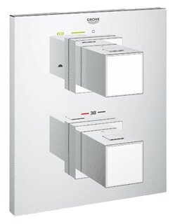 Термостат для ванны Grohe Grohtherm Cube 19958000 + 35500000,  вентильный