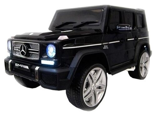 RiverToys Автомобиль Mercedes-Benz G65 AMG, черный глянец