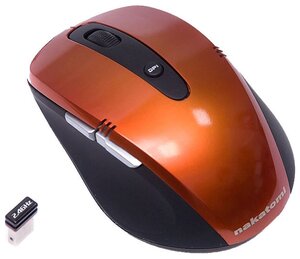 Беспроводная мышь NAKATOMI MRON-22U Orange USB