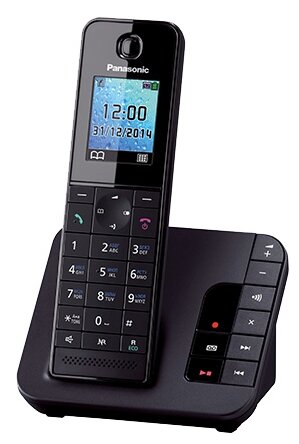 Радиотелефон Panasonic KX-TGH220 черный