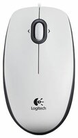 Мышь Logitech Mouse M100 White USB