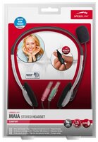 Компьютерная гарнитура SPEEDLINK SL-8720-SV Maia Stereo Headset серебристый