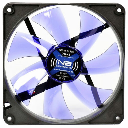 Вентилятор 140x140x25 NoiseBlocker BlackSilentFan ultra quiet XK2 1100 rpm