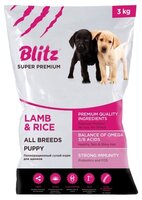 Корм для собак Blitz Puppy Lamb & Rice All Breeds dry (3 кг)
