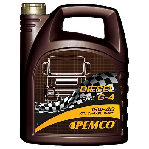 15w-40 Diesel G-4 Shpd Ci-4/Ch-4/Sl/Ci-4 Plus 60л (Полусинт. Мотор. Масло) Hcv PEMCO арт. PM070460