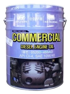 Синтетическое моторное масло MOBIS Commercial Diesel 10W-40