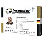 Inspector Total C Капли от блох, клещей и гельминтов для собак от 1 до 4 кг - изображение