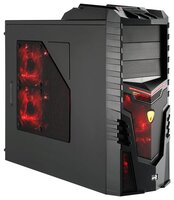 Компьютерный корпус AeroCool X-Warrior Devil Red Edition 550W Black