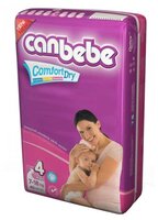 Canbebe подгузники Comfort Dry 4 (7-18 кг) 40 шт.