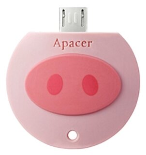 Накопитель Apacer USB 2.0 16GB OTG AH171 Pig