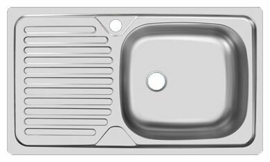 Характеристики модели Врезная кухонная мойка UKINOX Classic CLM 760.435 76х43.5см нержавеющая сталь на Яндекс.Маркете