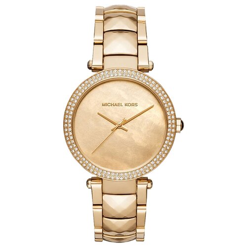 кожаные лоферы parker michael michael kors черный Наручные часы MICHAEL KORS Parker, золотой