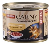 Корм для кошек Animonda Carny Fleisch Menue plus Kitten для котят коктейль с мясом домашней птицы (0