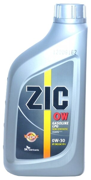 Масло синтетическое ZIC Zero 30 (1 л; 0w-30; SN) SK Lubricants 132676 .