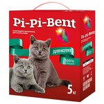 Комкующийся наполнитель Pi-Pi-Bent Для котят 5 кг - изображение