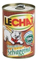 Корм для кошек LeChat Консервы Кусочки в соусе Дичь (0.4 кг) 1 шт. 0.4 кг 1