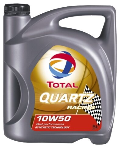 TOTAL QUARTZ RACING 10W50 5 л. синтетическое моторное масло