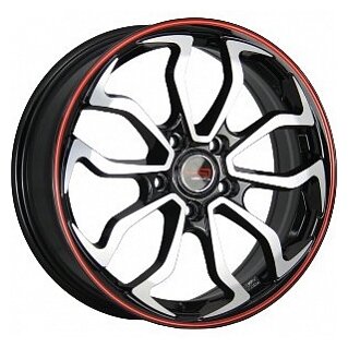 LEGEARTIS CONCEPT 9133295 Legeartis Concept Ki511 16 / 6.5J PCD 5x114.30 ET 51.00 ЦО 67.10 Литой / Черный с полированной лицевой поверхностью с красной полосой на ободе