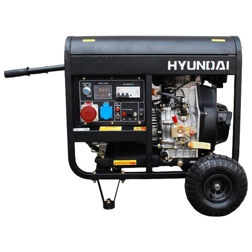 дизельный генератор hyundai dhy 6000 le 3 5500 вт Дизельный генератор HYUNDAI DHY-8000 LE-3, (6500 Вт)