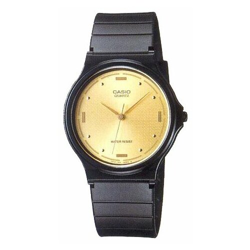 Наручные часы CASIO Analog MQ-76-9A, черный, желтый