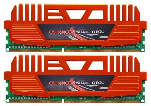 Оперативная память GeIL 8 ГБ (4 ГБ x 2 шт.) DDR3 1600 МГц DIMM CL9 GEC38GB1600C9DC