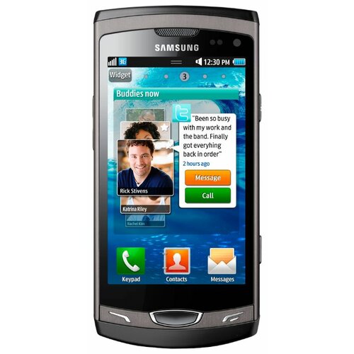 Смартфон Samsung Wave II GT-S8530 1 SIM черный 11990₽