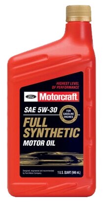 Полусинтетическое моторное масло Motorcraft SAE 5W30 Full Synthetic