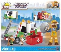 Конструктор Cobi Action Town 1781 Мусоровоз с контейнером