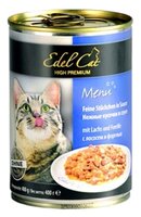 Корм для кошек Edel Cat Консервы с Лососем и Форелью в соусе (0.4 кг) 1 шт. 0.4 кг 1