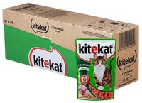 Корм для кошек Kitekat Сочные кусочки. С кроликом в соусе (0.085 кг) 24 шт. 0.085 кг 24