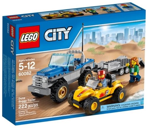 Конструктор LEGO City 60082 Перевозчик песчаного багги, 222 дет.