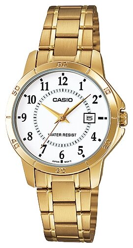 Наручные часы CASIO Collection LTP-V004G-7B, золотой, белый