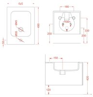 Биде the.artceram Block BKB001 (черно-белый)