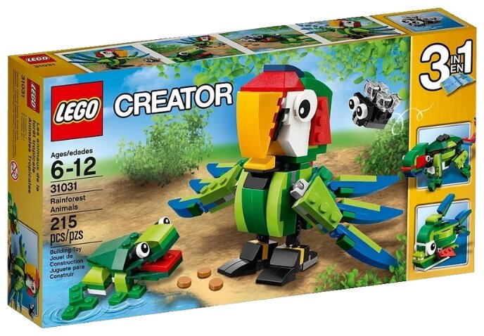 lego creator животные джунглей 31031