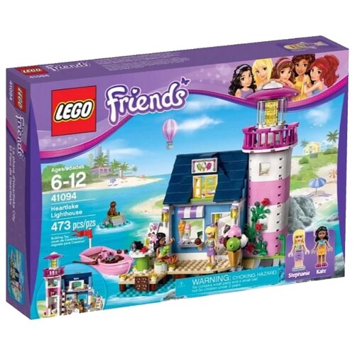 LEGO Friends 41094 Маяк Хартлейк Сити, 473 дет. конструктор lego friends 42613 машина скорой помощи городской больницы хартлейк