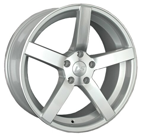 Диски LS Wheels 742 8,5x19 5x112 D66.6 ET40 цвет SF (серебро,полировка)